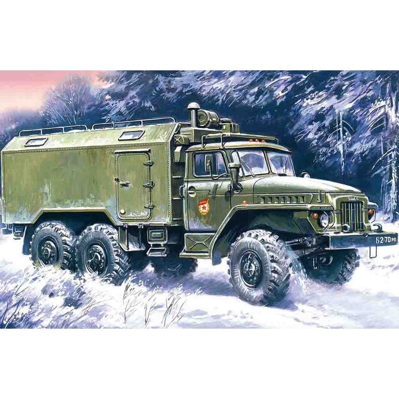 ICM 1:72 Ural-375A Command Vehicle