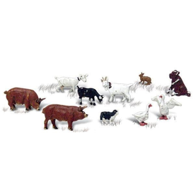 Woodland Scenics N Barnyard Animals