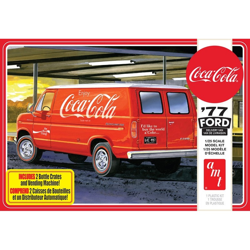 AMT 1:25 77 Ford Van W/Vend Mach (Coca-Cola)