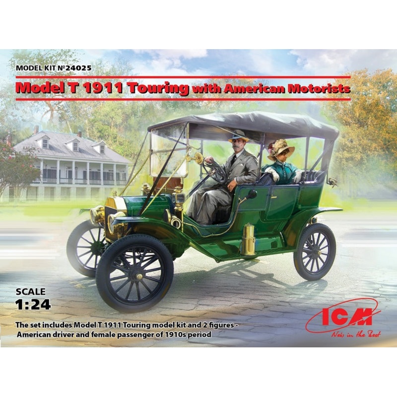 ICM 1:24 Model T 1911 Touring W/AmericanMot