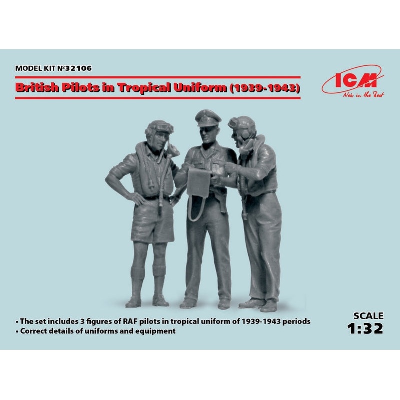 ICM 1:32 British Pilots Tropical (1939-43)