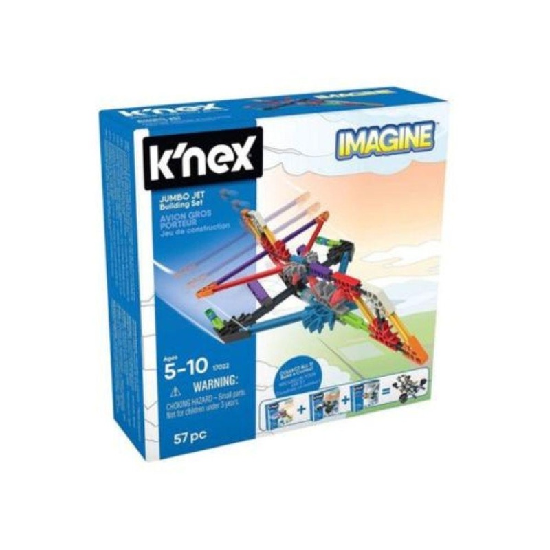K’nex Imagine Jumbo Jet Set 57 Pc
