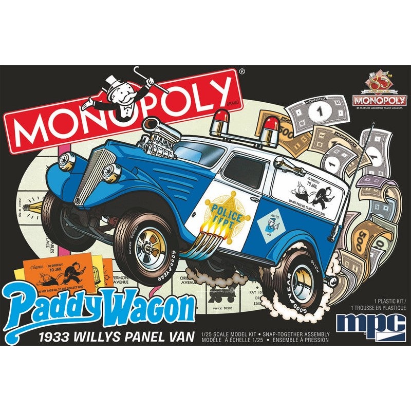 MPC 1:25 1933 Willys Panel Paddy Wagon (Monopoly )