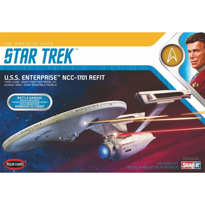 Polar Lights 1:1000 Star Trek U.S.S Enterprise Wrath