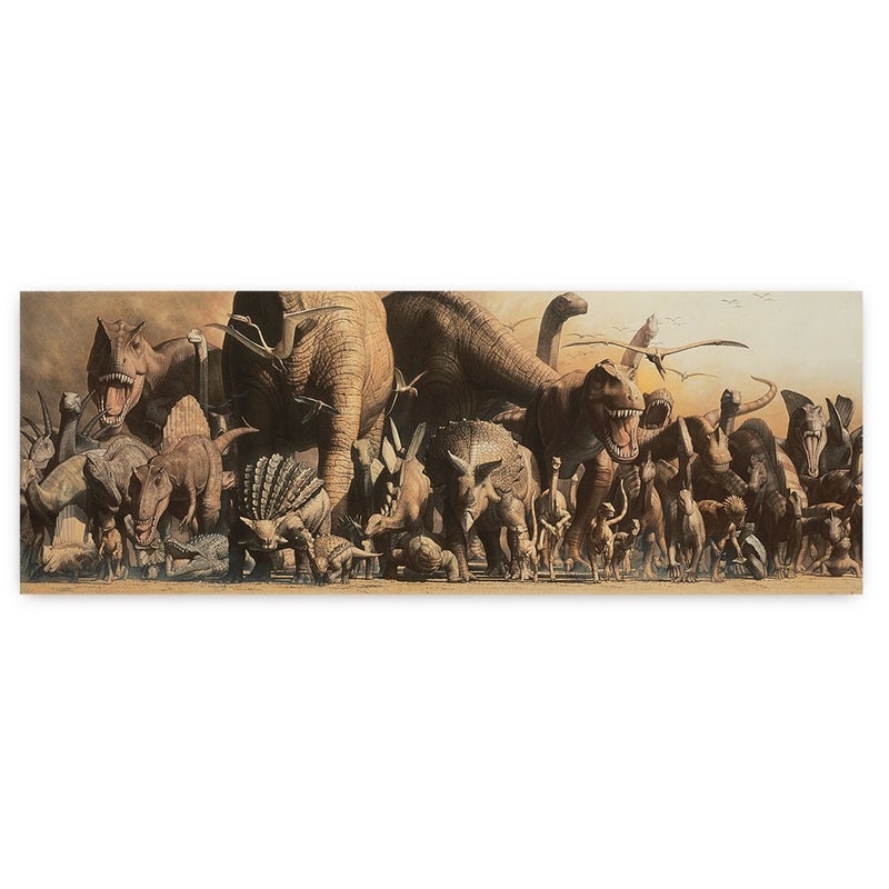 Safari Ltd Poster – Dinosaur Panorama Safariology