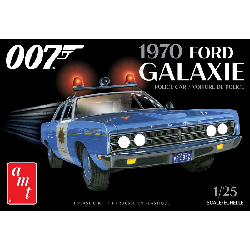 AMT 1:25 1970 Ford Galaxie Police Car (Bond)