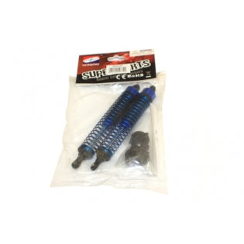 HBX Rr. Alu. Capped Shocks+Clasps (Pair)