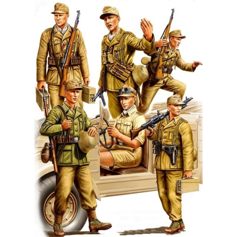 Hobbyboss 1:35 German Africa Corps 6 figures
