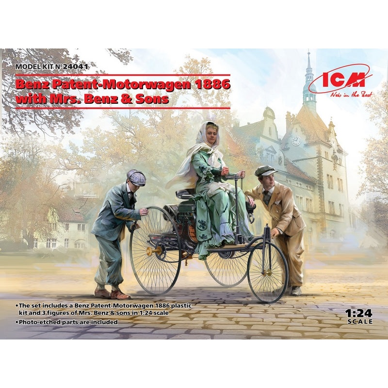 ICM 1:24 Benz Patent-Motorwagen 1886 With Mr