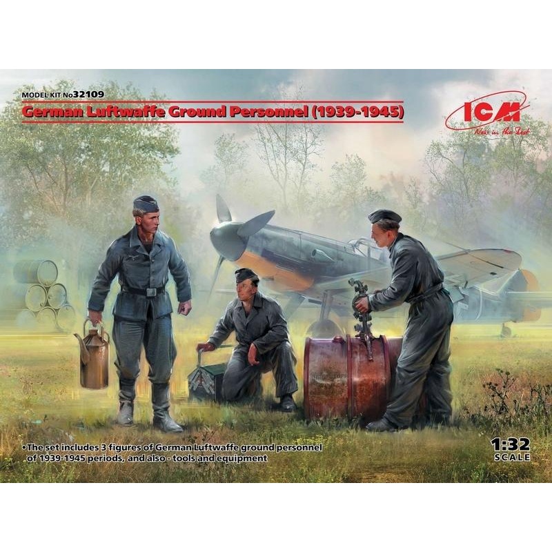 ICM 1:32 German Luftwaffe Ground Personnel (