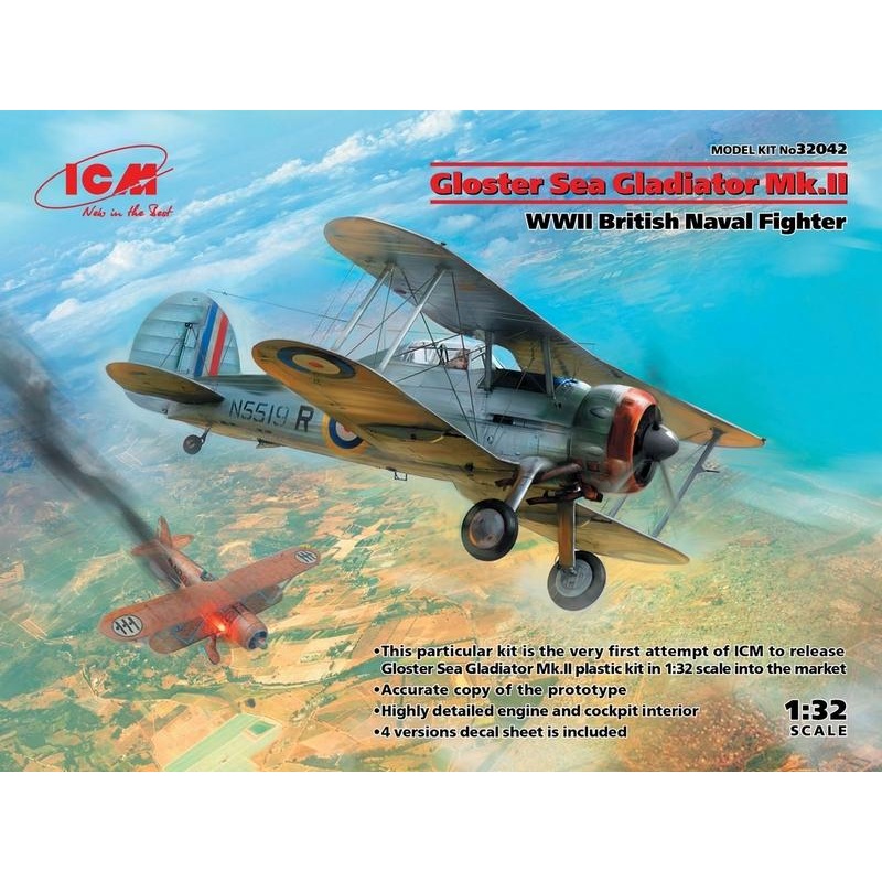 ICM 1:32 Gloster Sea Gladiator Mk.Ii