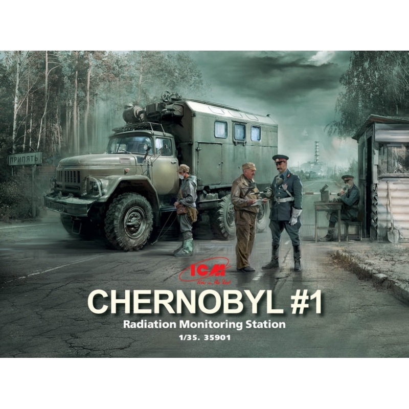 ICM 1:35 Chernobyl#1. Radiation Station*K