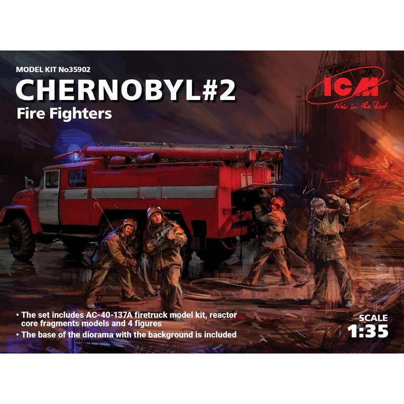 ICM 1:35 Chernobyl#2. Fire Fighters