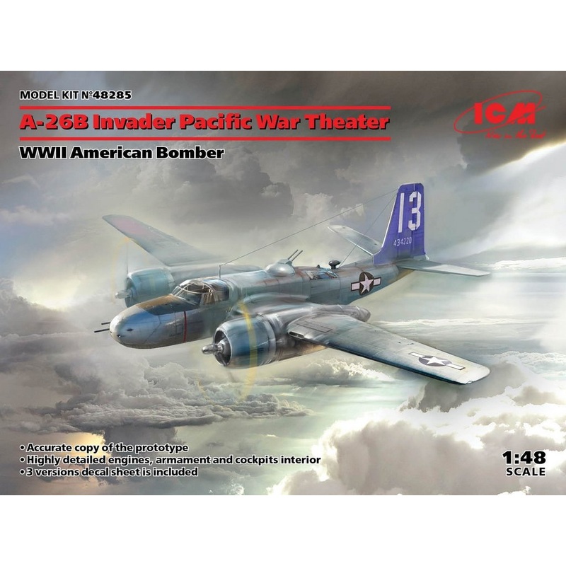 ICM 1:48 A-26B Invader Pacific War Theater
