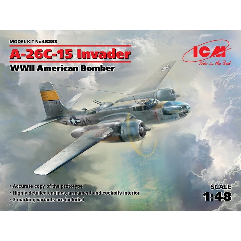 ICM 1:48 A-26C-15 Invader U.S. Bomber