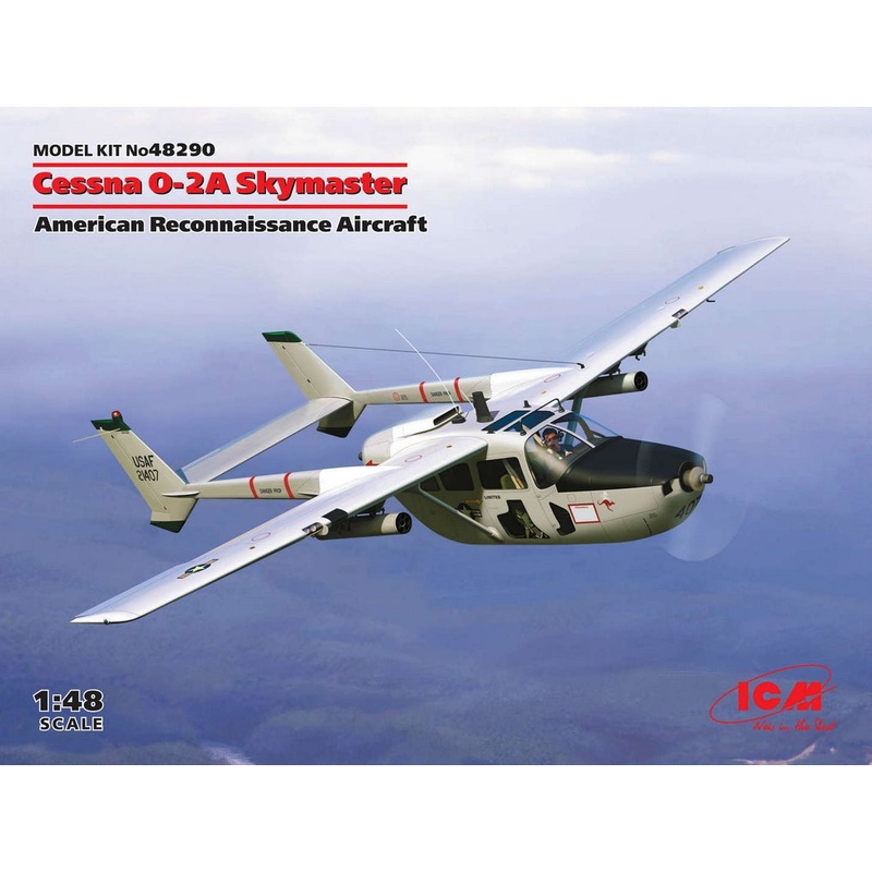 ICM 1:48 Cessna O-2A Skymaster Recon. Aircraft