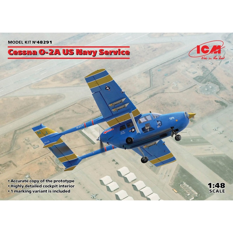 ICM 1:48 Cessna O-2A Us Navy Service