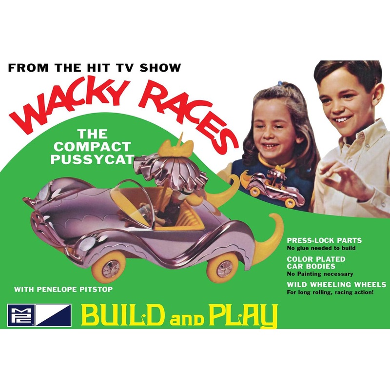 MPC 1:32 Wacky Races Compact Pussycar (Snap)