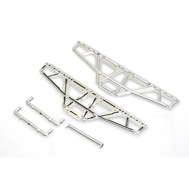 Cen Racing 210WB Chrome Chassis Plate Set