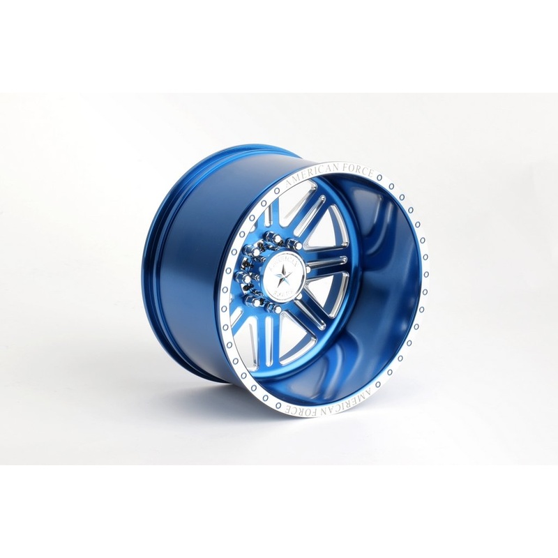 Cen Racing Forged Alloy CNC American Force Legend SS8 Wheel (-28, Blue