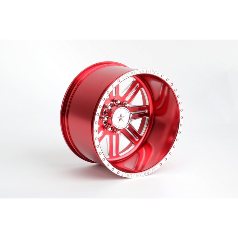 Cen Racing Forged Alloy CNC American Force Legend SS8 Wheel (-28,Red)