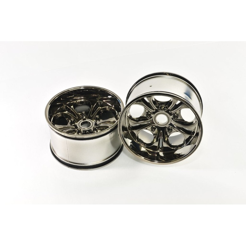 Cen Racing 7.5 Wheels 23mm Hex (GunmetalChrome)