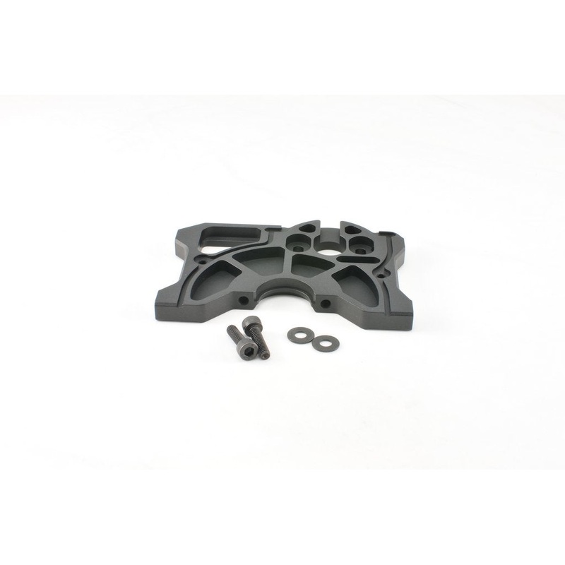 Cen Racing CNC Motor Mount Plate (MatteBlack,M4)