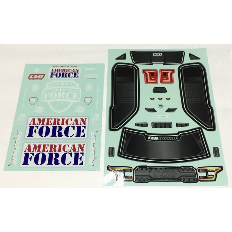 Cen Racing REEPER AMERICAN FORCE EDITIONDECAL SHEET
