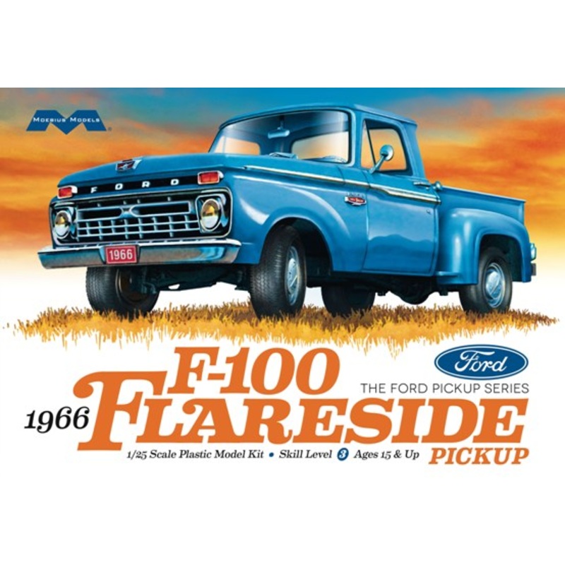 Moebius 1:25 1966 Ford F-100 Flareside Pickup