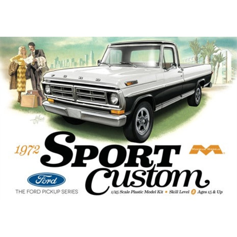 Moebius 1:25 1972 Ford Sport Custom Pickup