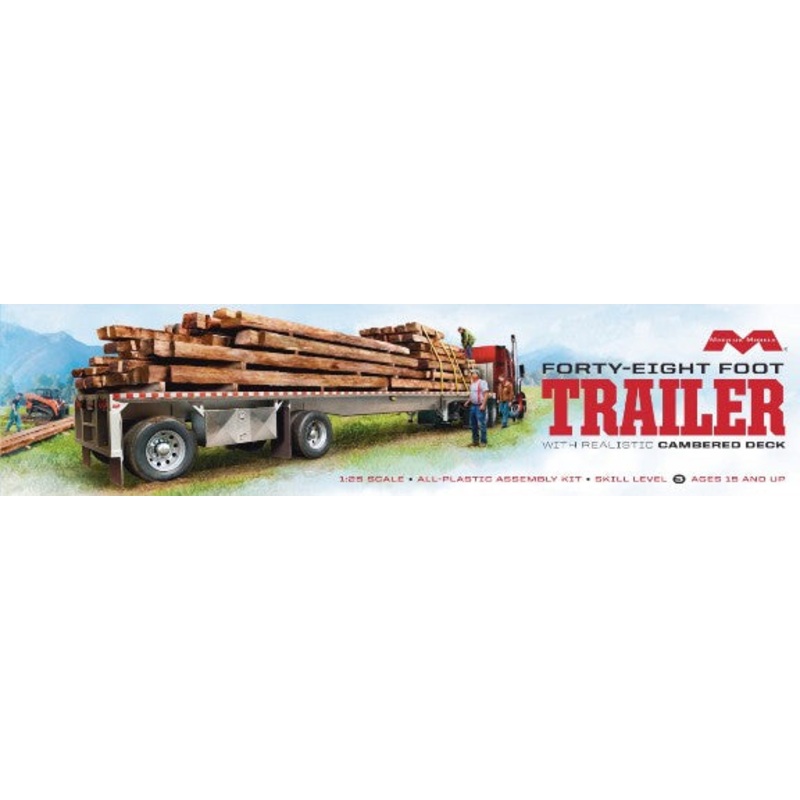 Moebius 1:25 48′ Cambered Trailer