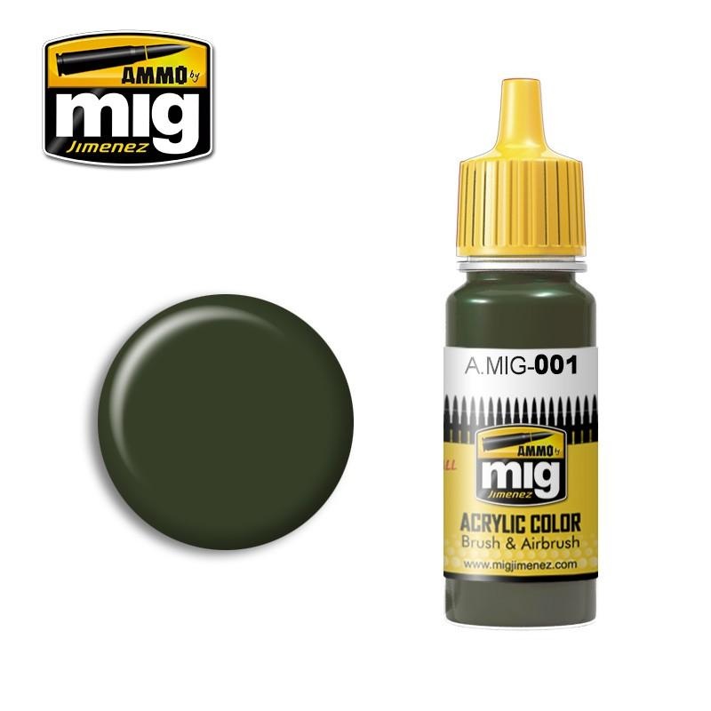 Ammo RAL 6003 Olivgrn Opt.1 17ml-ATOM20067
