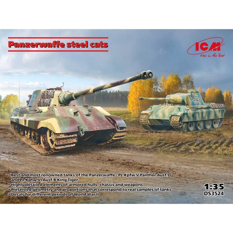 ICM 1:35 Panzerwaffe Steel Cats