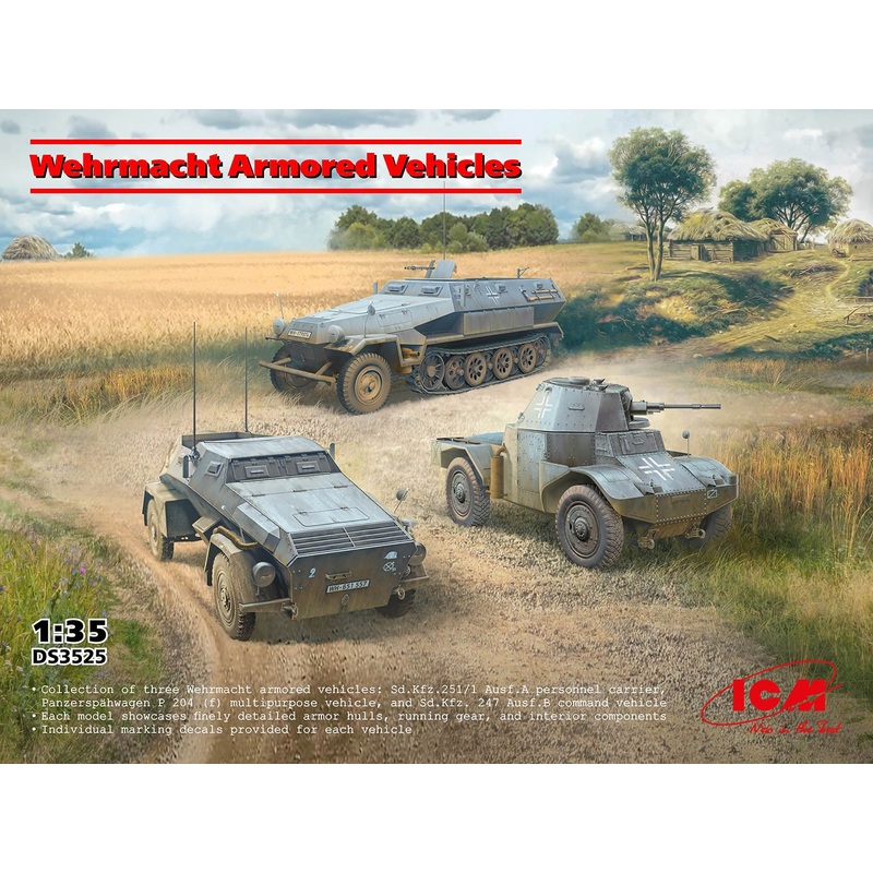 ICM 1:35 Wermacht Armored Vehicles