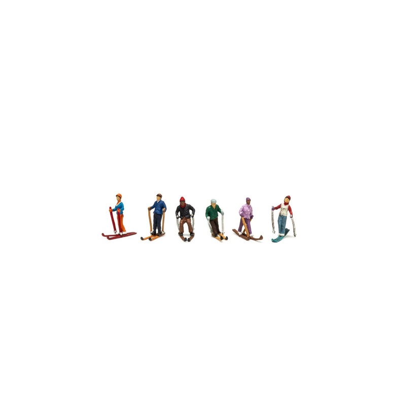Woodland Scenics HO Snow Skiers