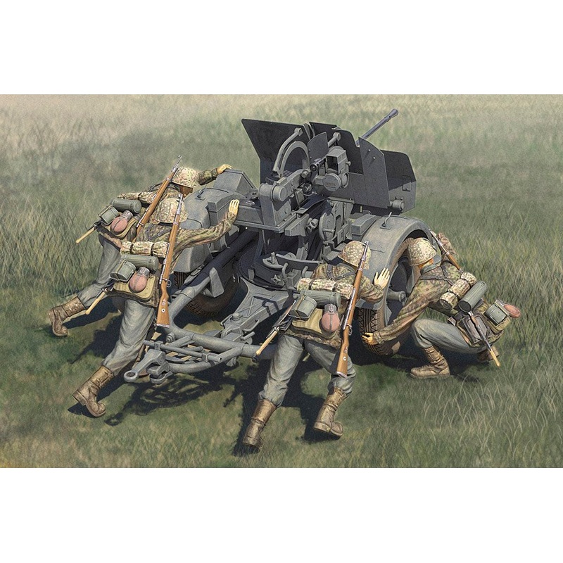 Hobbyboss 1:35 German 20mm Flak 38 earlywaffen ss crew(Figures Only)