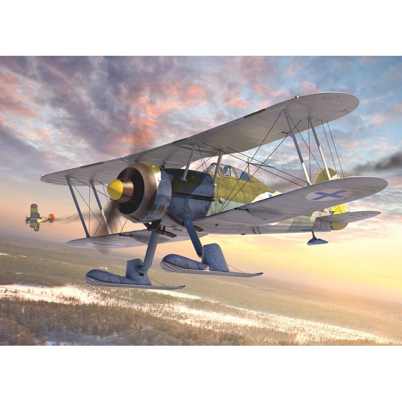 ICM 1:32 J-8 Gladiator, WWII Swedish Fighter