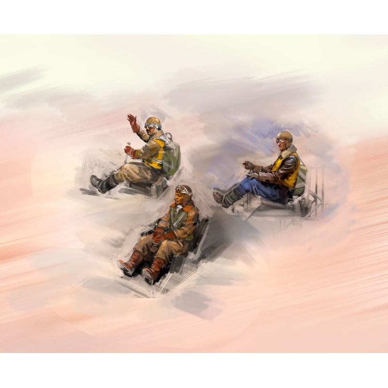 ICM 1:32 WWII Axis Pilots in Cockpit