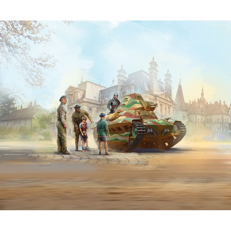 ICM 1:35 FCM 36 with French Tank Crew