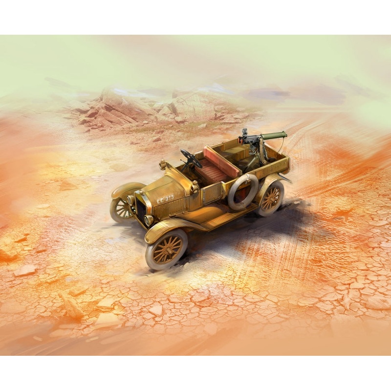 ICM 1:35 Model T 1917 LCP with Vickers MG