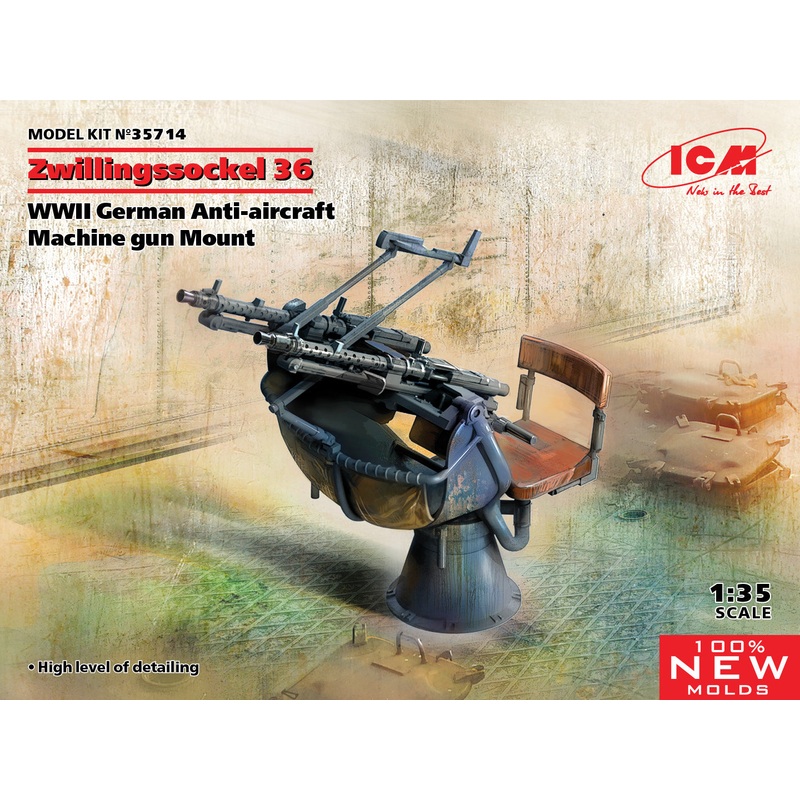 ICM 1:35 Zwillingssockel 36, WWII GermanMachine Gun
