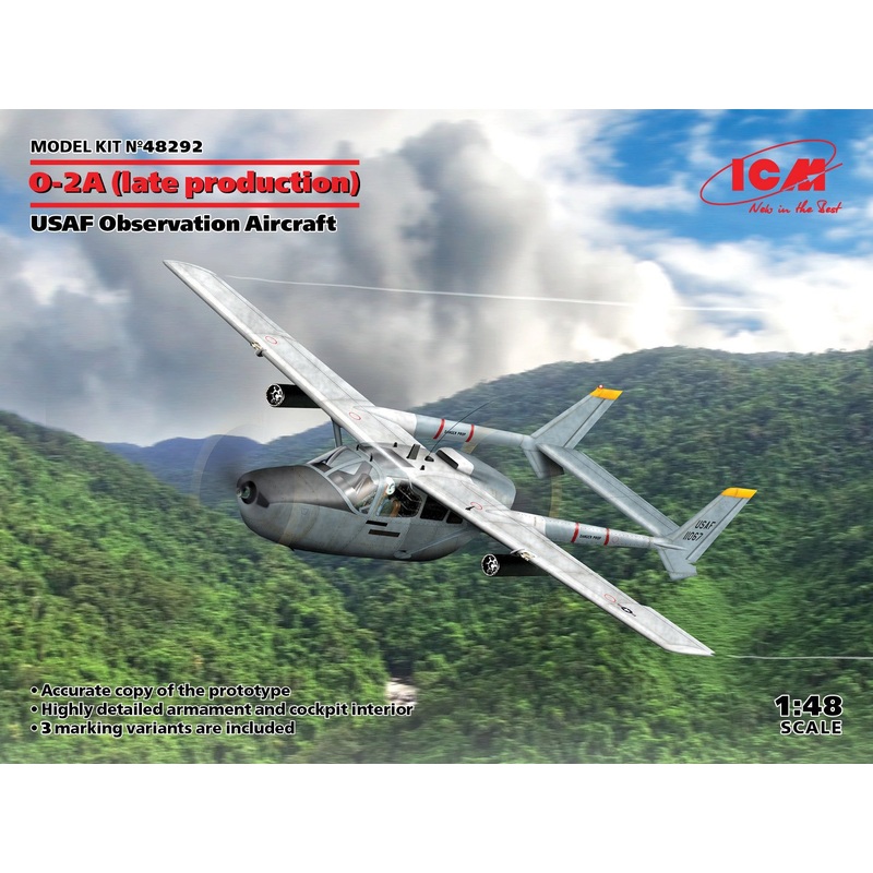 ICM 1:48 O-2A USAF Observation AircraftLate Production