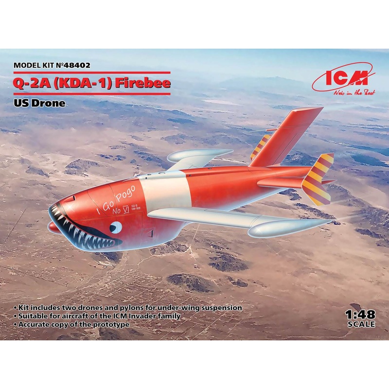 ICM 1:48 Q-2A KDA-1 Firebee US Drone