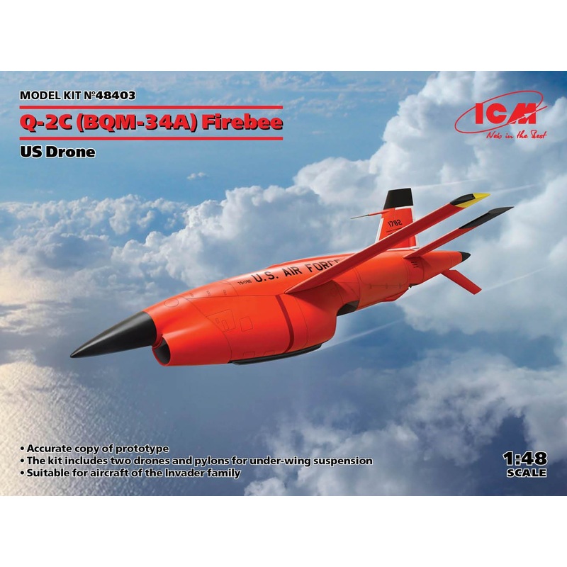 ICM 1:48 Q-2C Firebee US Drone