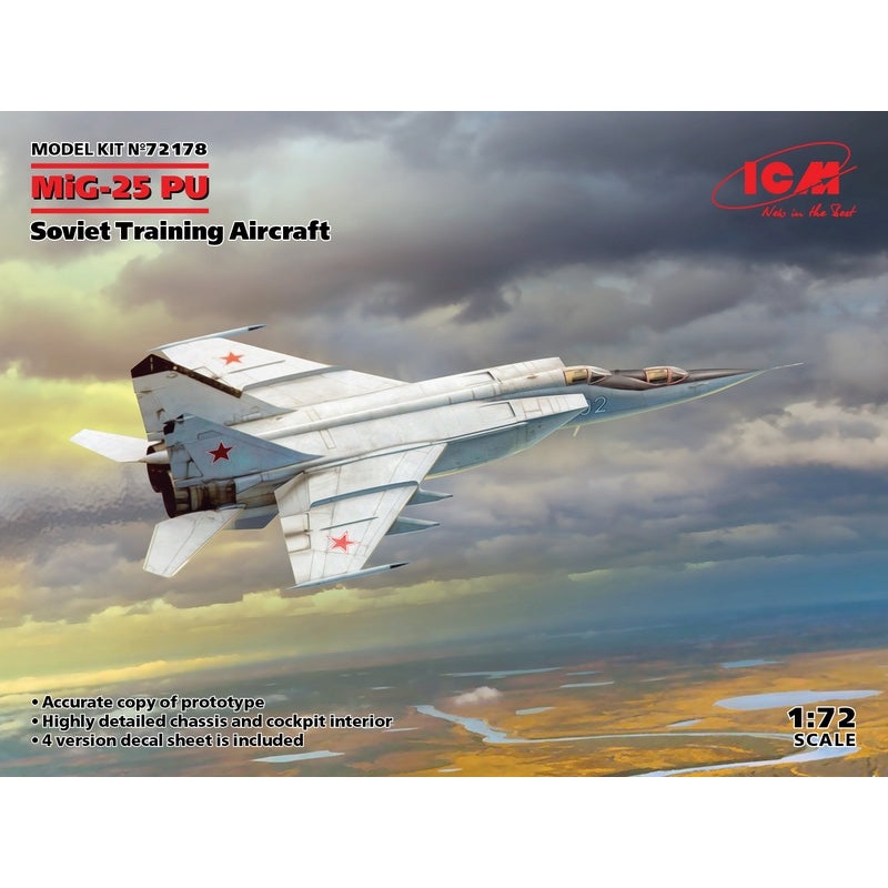 ICM 1:72 MIG 25PU Soviet Training Aircraft