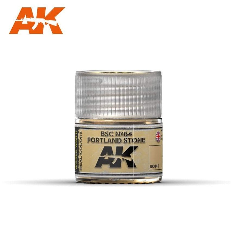 AK Interactive Real Colours Bsc N64 Portland Stone 10ml