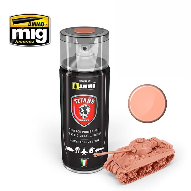 Ammo Titans: Flesh Tone Matt Primer 400ml Spray Can