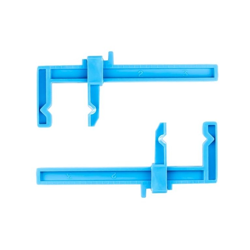 Excel Blades, Small Adjustable Plastic Clamp – 3