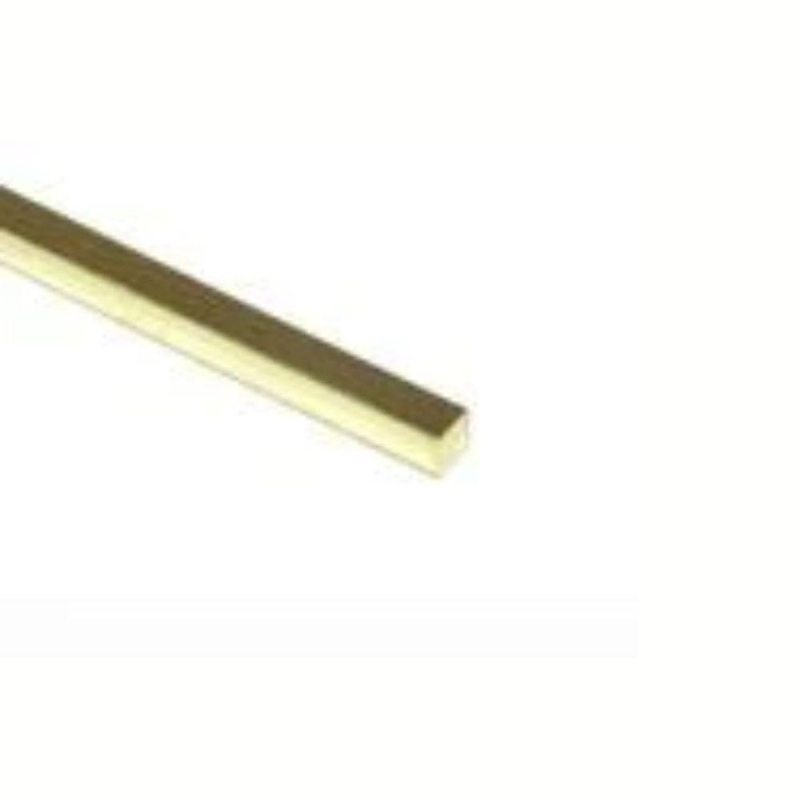 SQ.BRASS BAR 3/32×12,  8 PCS IN OUTERPRICE IS FOR OUTER