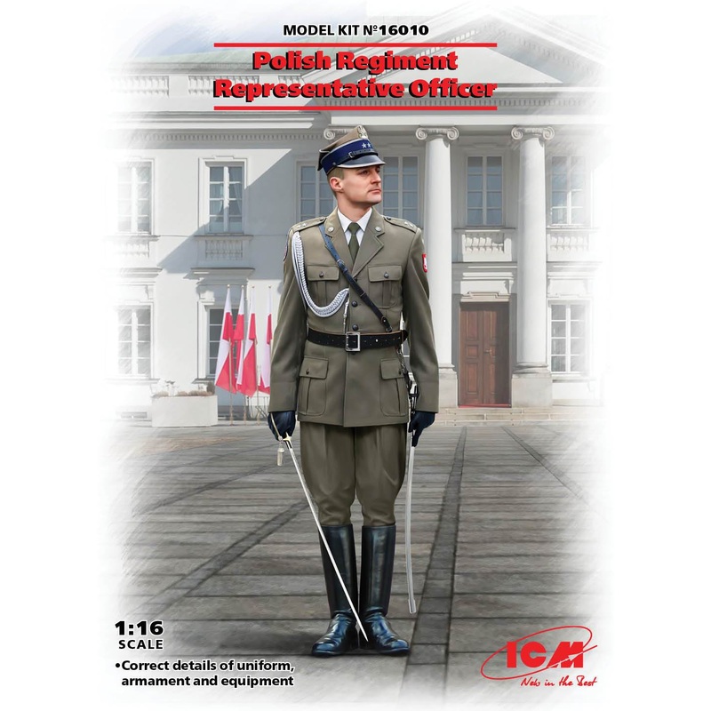 ICM 1:16 Polish Regiment Officer